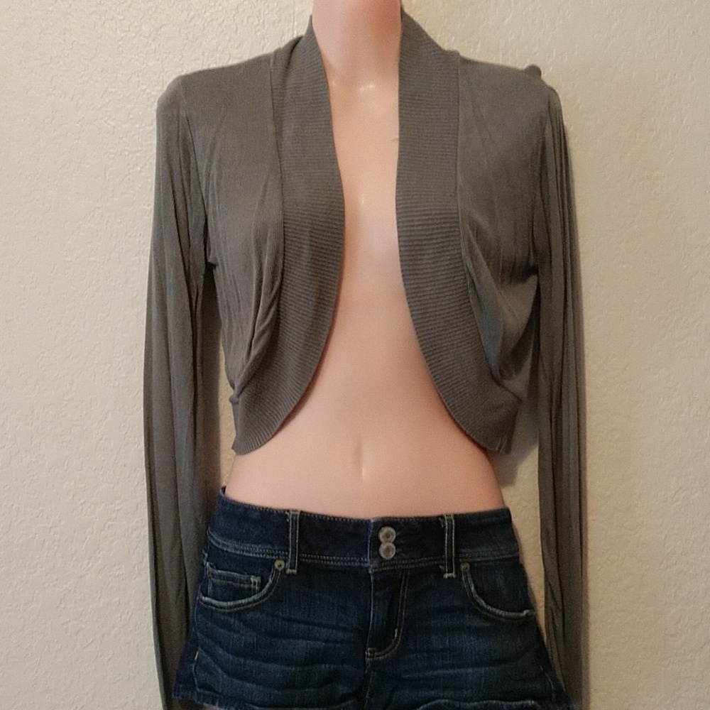 Wet Seal Gray long sleeve